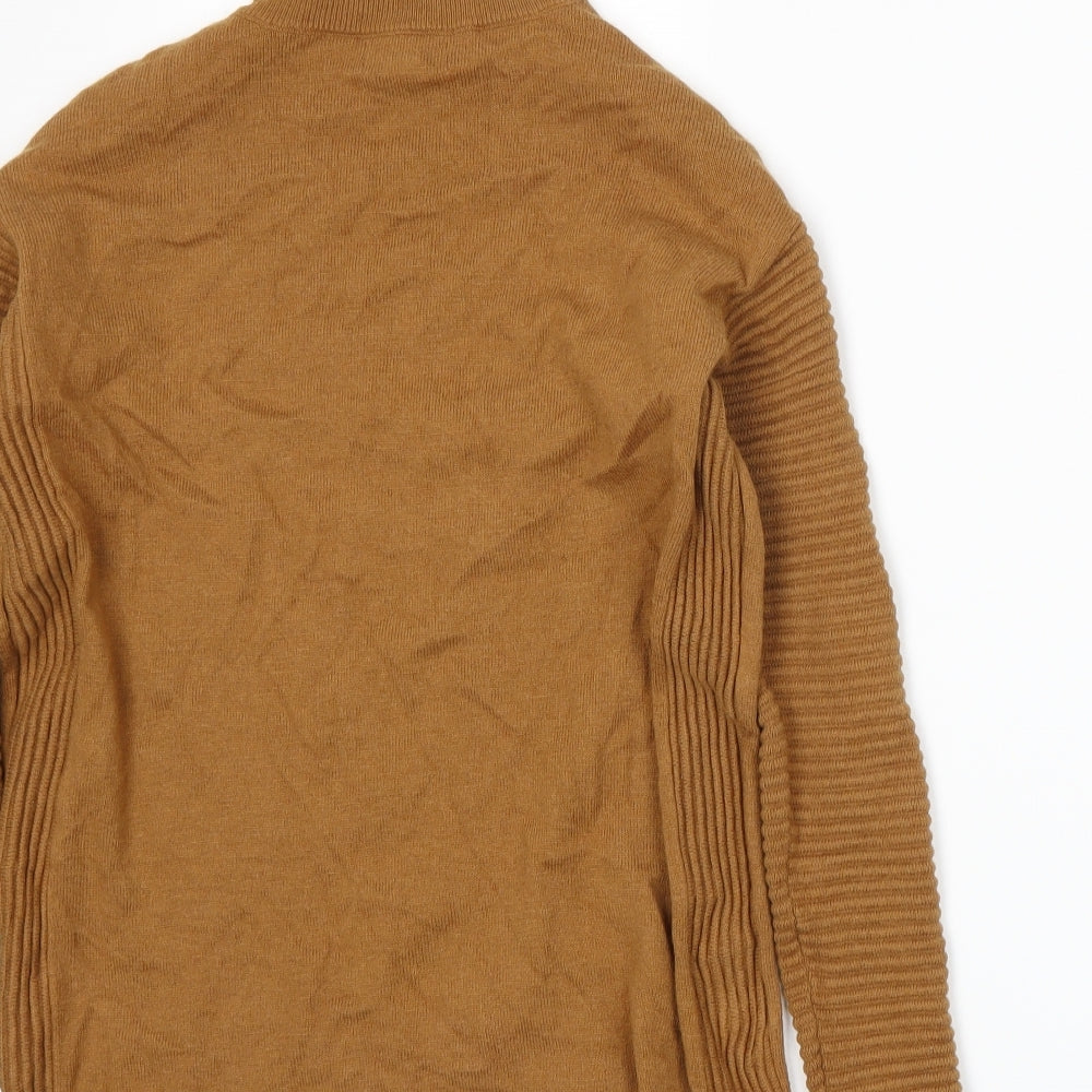 Primark Womens Yellow  Knit Pullover Jumper Size XS