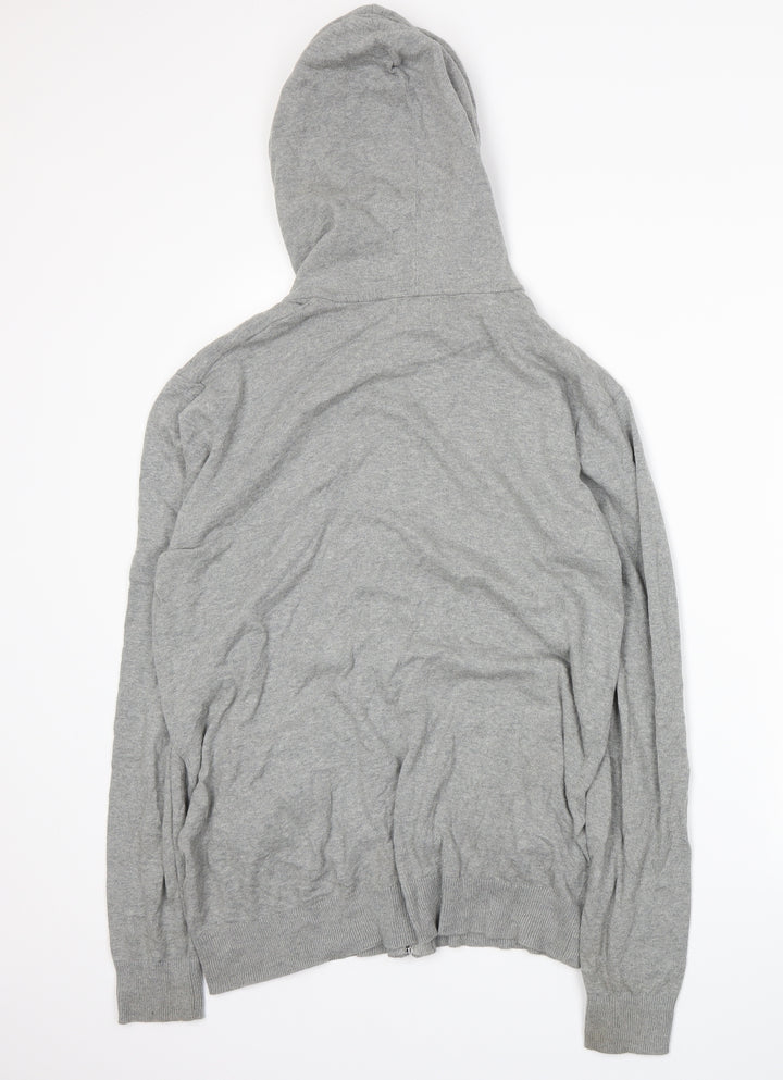 New Look Womens Grey Knit Pullover Jumper Size 14