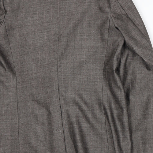Fitwell Tailors Mens Brown   Jacket Suit Jacket Size L