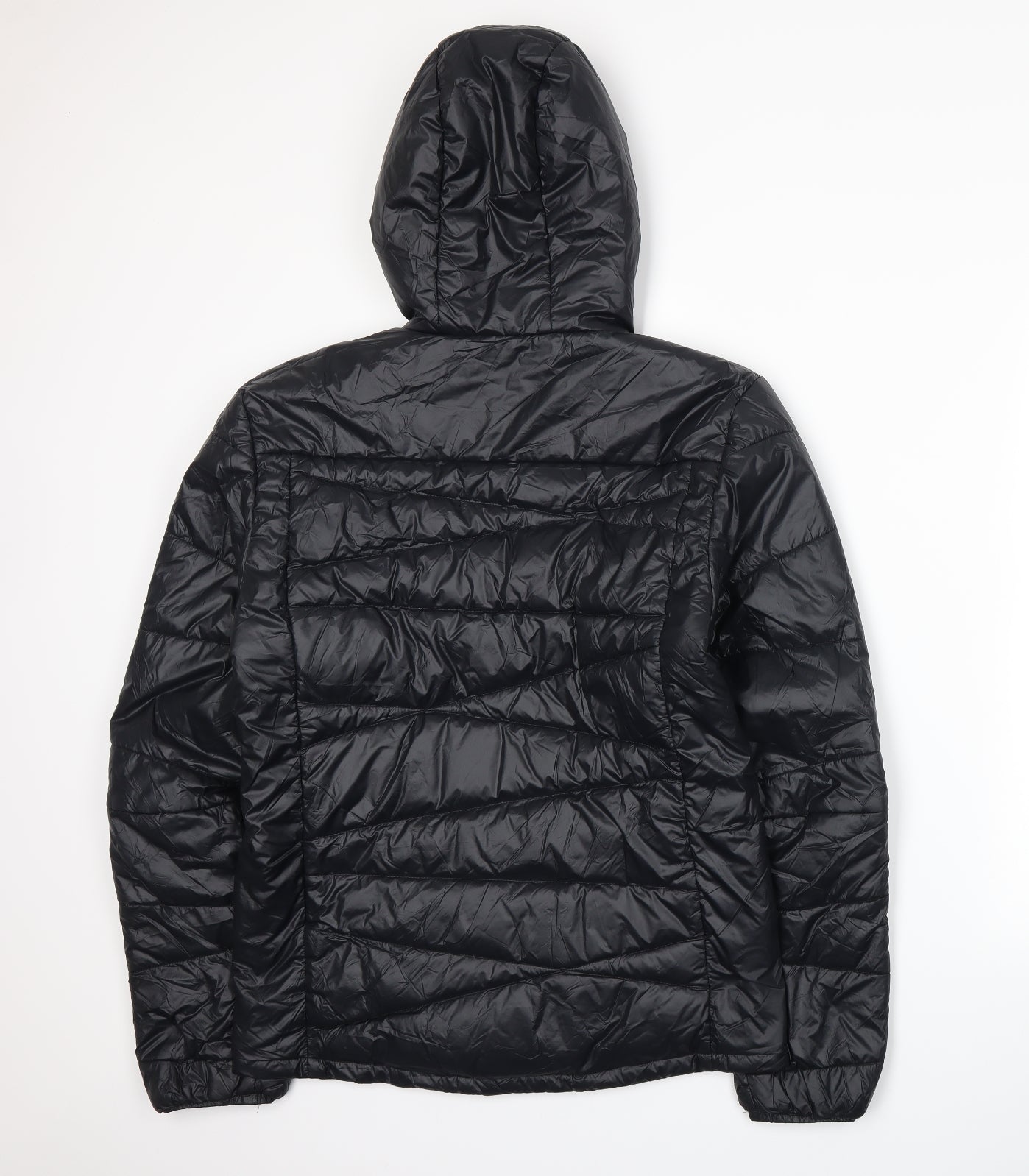 Quechua Mens Black   Puffer Jacket Coat Size M