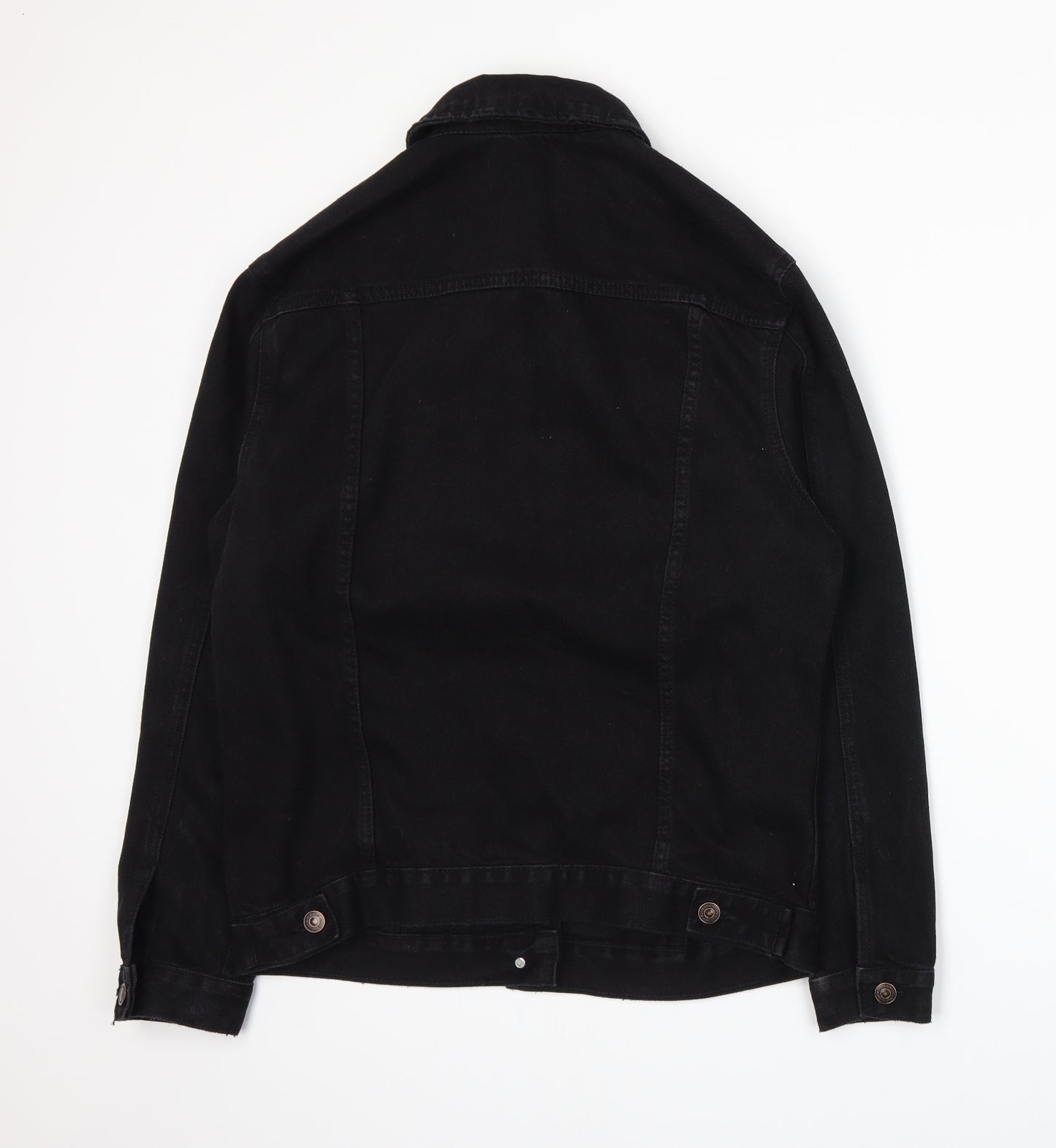TU Womens Black  Denim Jacket  Size 8