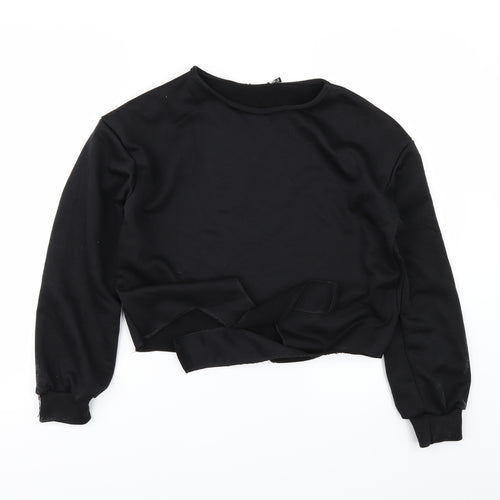 Preworn Womens Black   Pullover Jumper Size 8