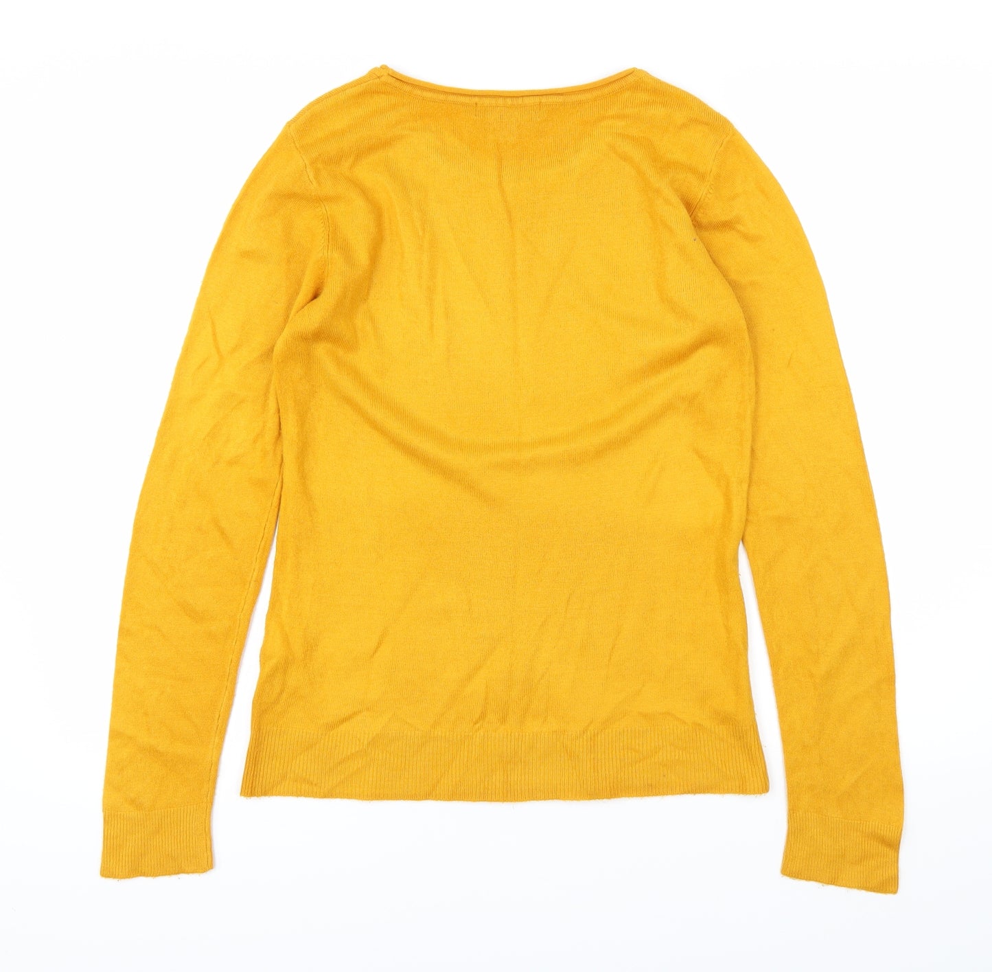 Atmosphere Womens Yellow   Basic T-Shirt Size 8
