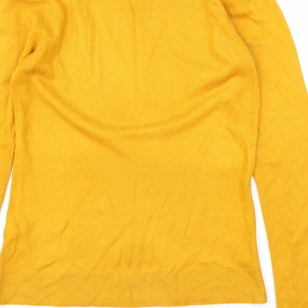 Atmosphere Womens Yellow   Basic T-Shirt Size 8