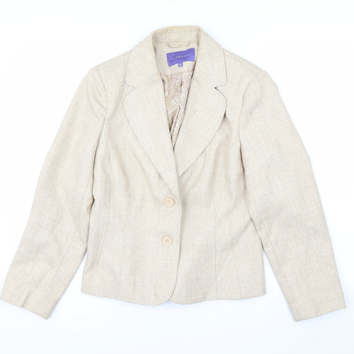 Autonomy Womens White   Overcoat Coat Size 12