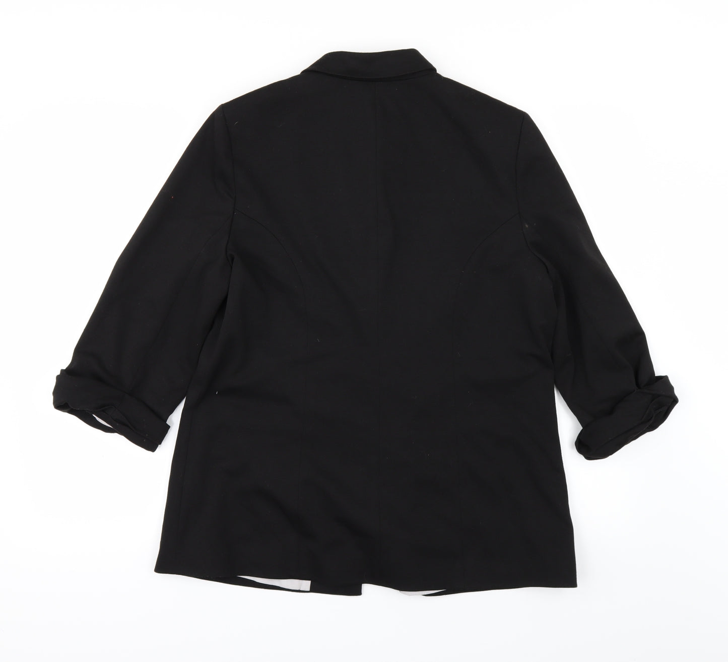 redherring Womens Black   Overcoat Coat Size 14