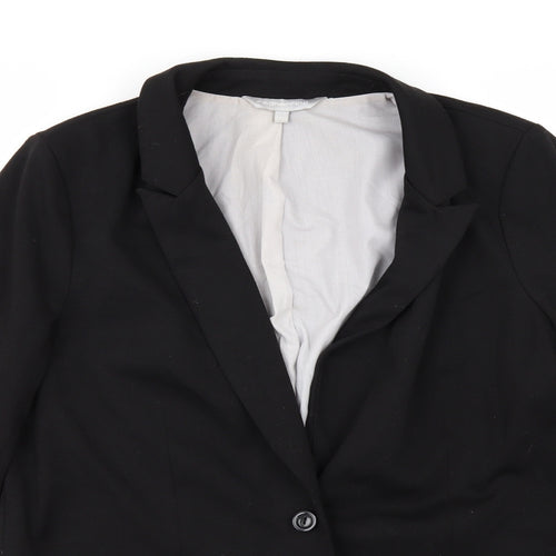 redherring Womens Black   Overcoat Coat Size 14