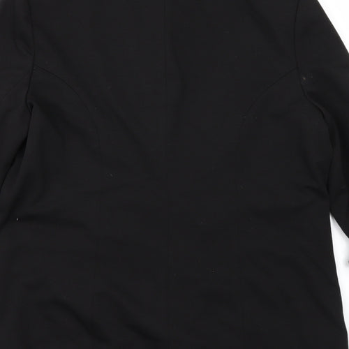 redherring Womens Black   Overcoat Coat Size 14
