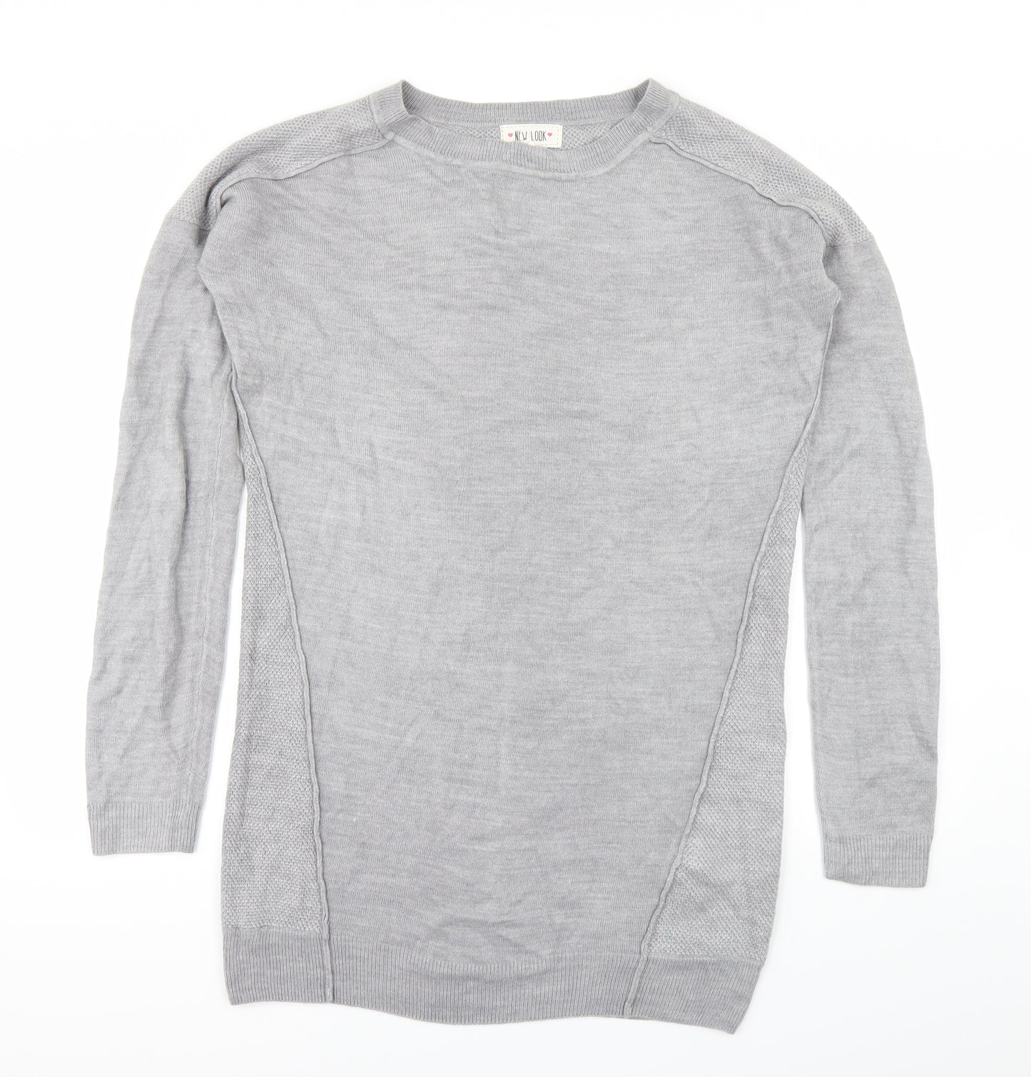 New Look Womens Grey   Pullover Jumper Size 12