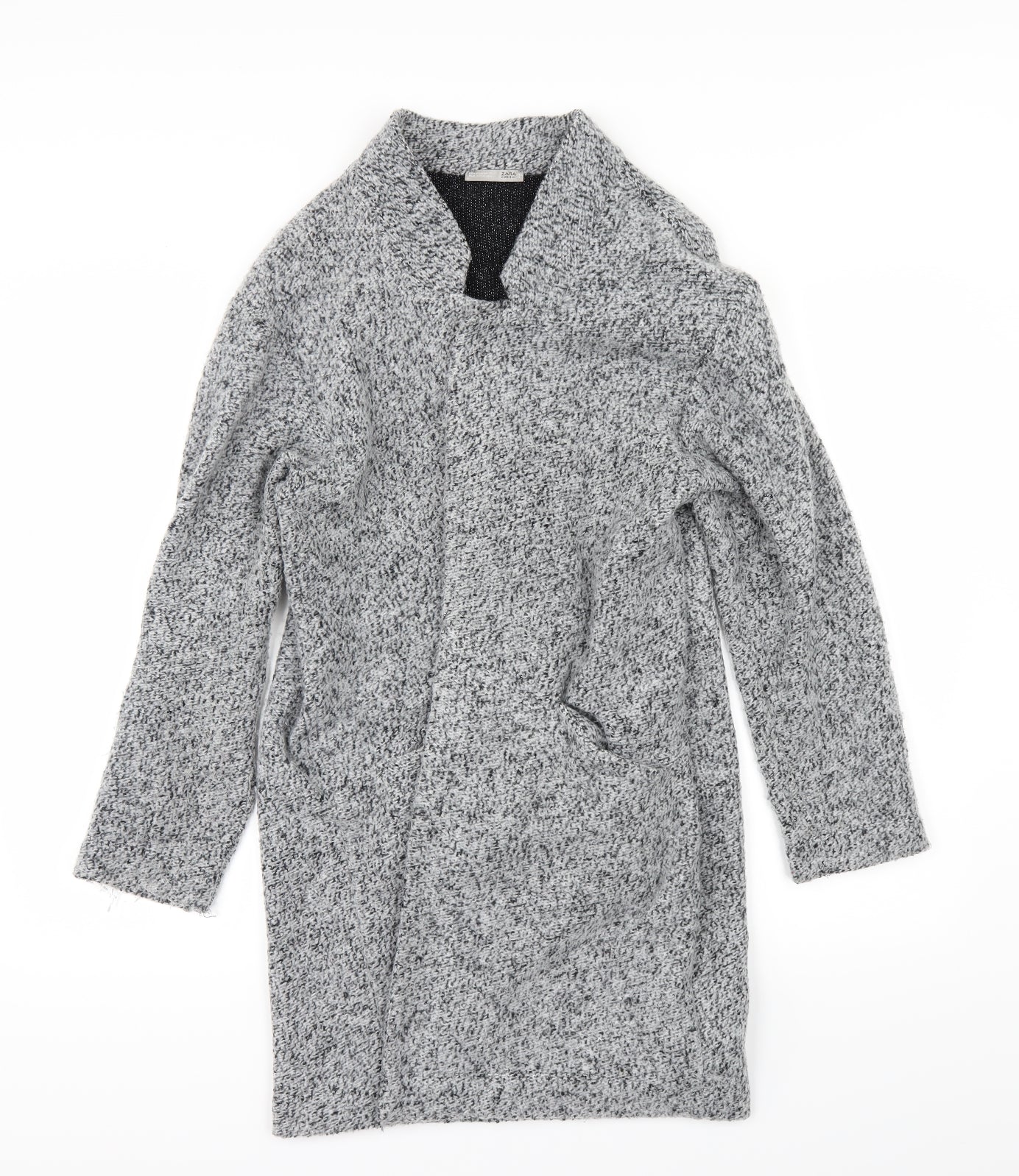 Zara Womens Grey   Cardigan Jumper Size 8
