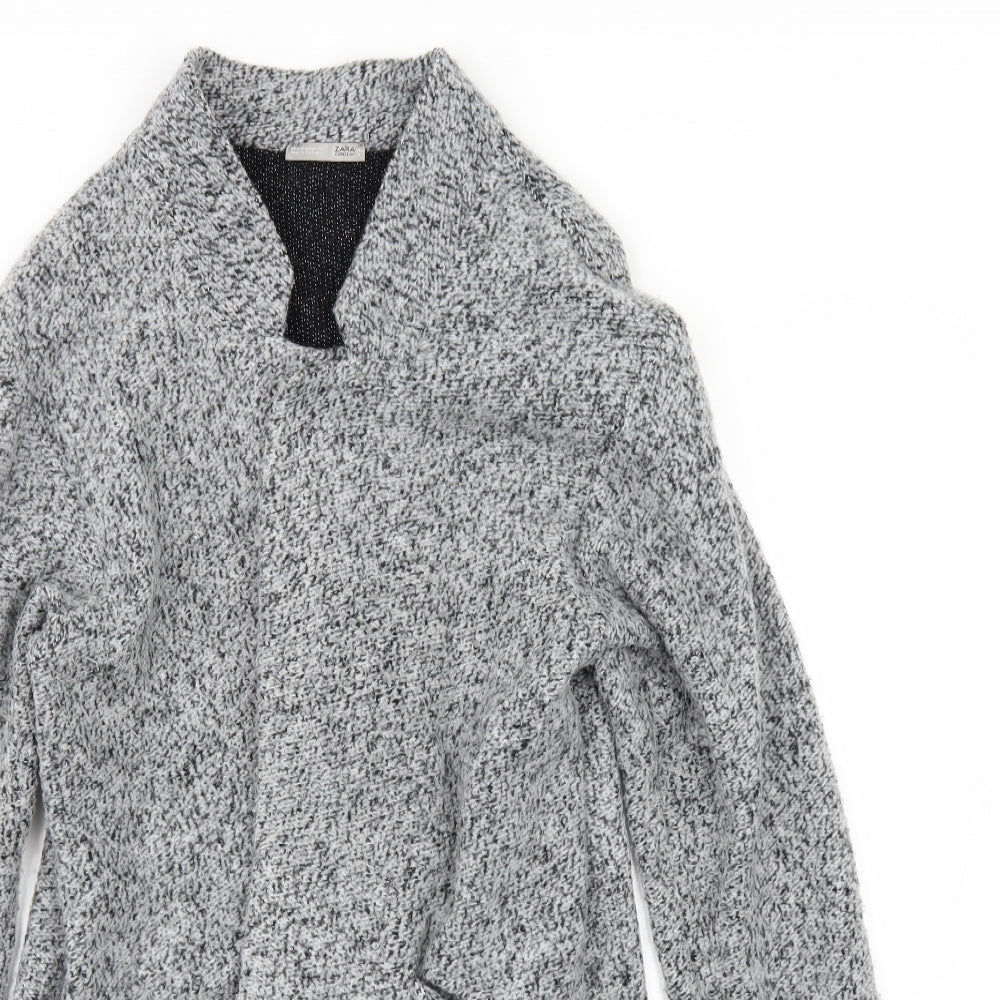 Zara Womens Grey   Cardigan Jumper Size 8