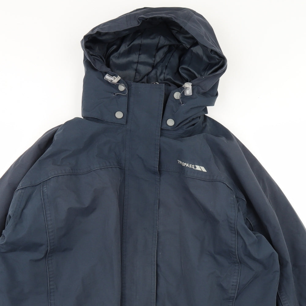 Trespass Womens Blue   Rain Coat Coat Size 16