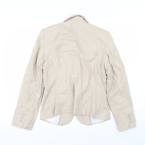 Marks and Spencer Womens White   Overcoat Coat Size 12