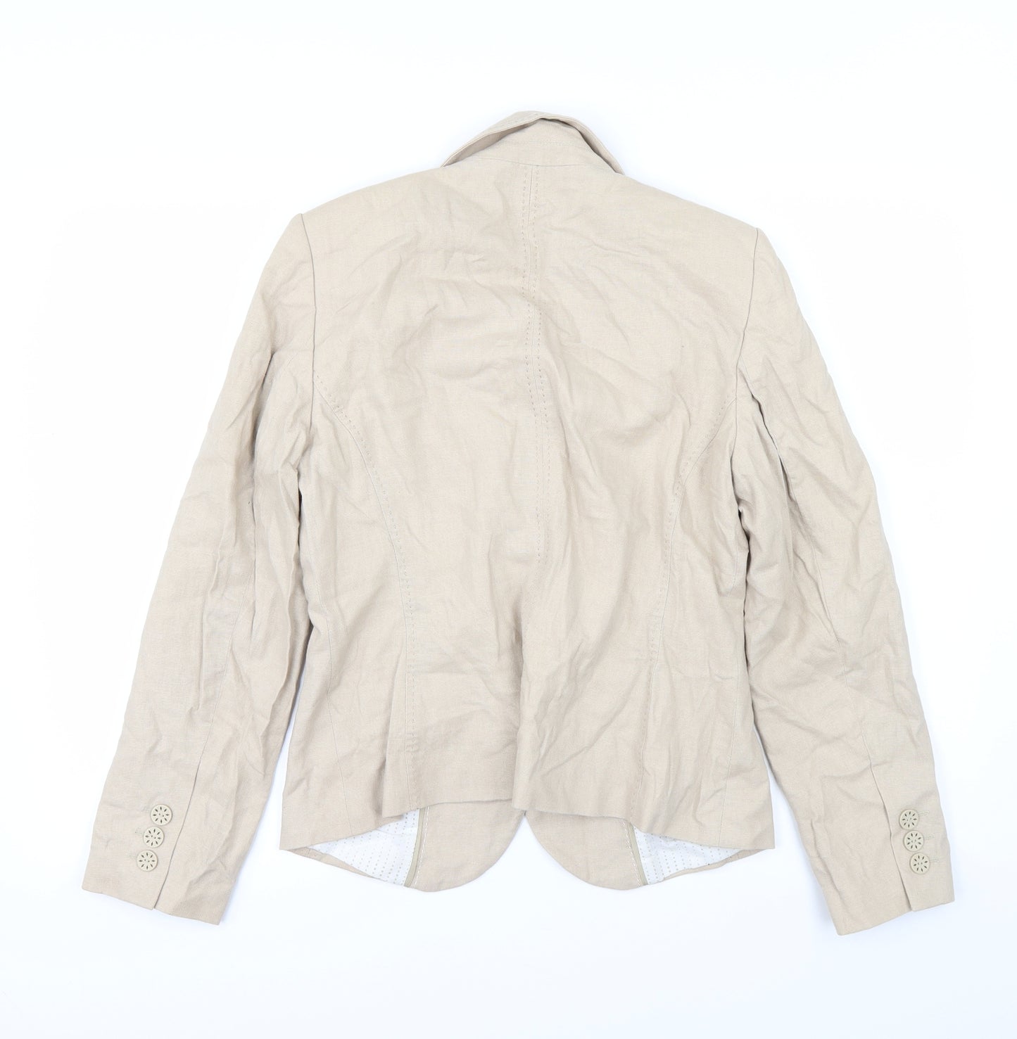 Marks and Spencer Womens White   Overcoat Coat Size 12
