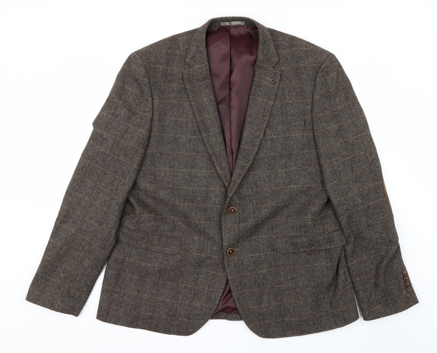 Cedar Wood State Mens Brown   Jacket Suit Jacket Size XL