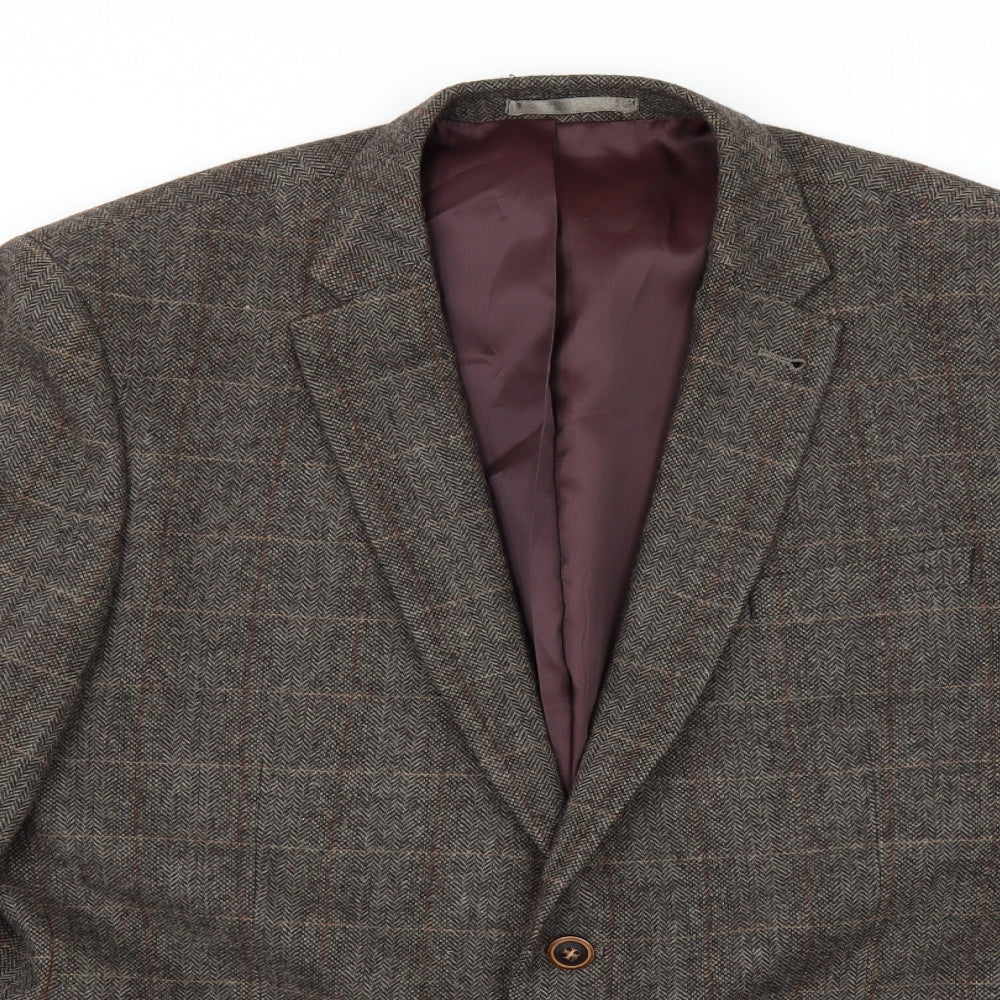Cedar Wood State Mens Brown   Jacket Suit Jacket Size XL