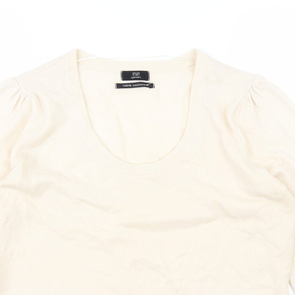 F&F Womens White   Basic T-Shirt Size 16