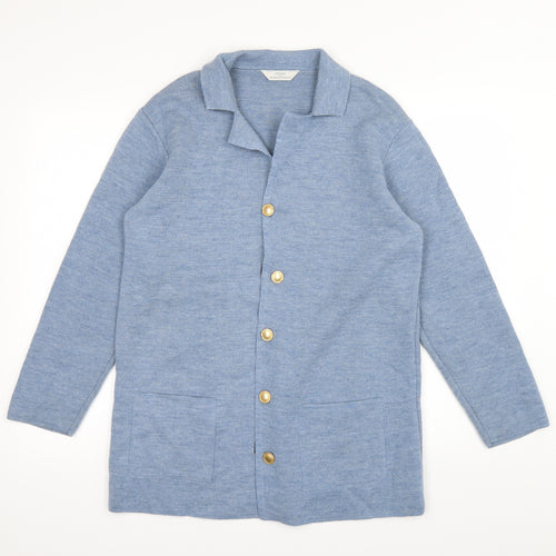 Marks and Spencer Womens Blue   Cardigan Jumper Size 10