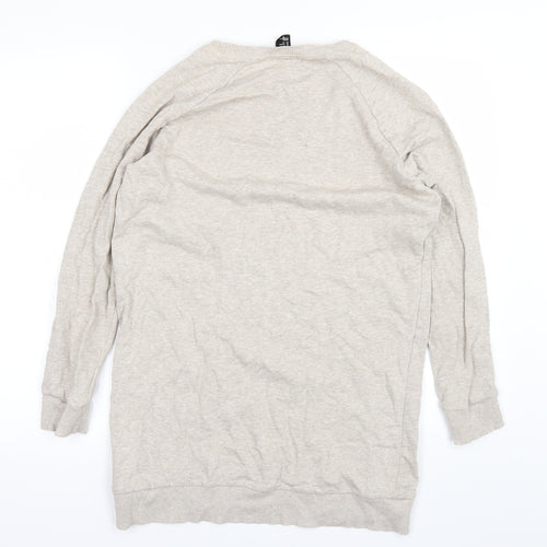 H&M Womens White   Pullover Jumper Size S