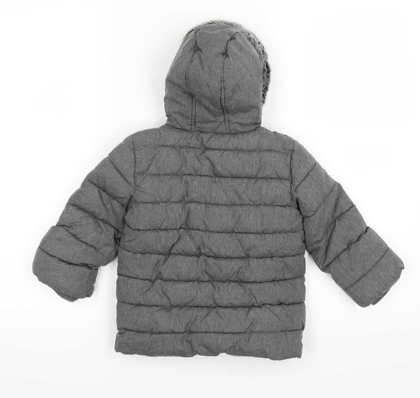 George Baby Grey   Puffer Jacket Coat Size 18-24 Months