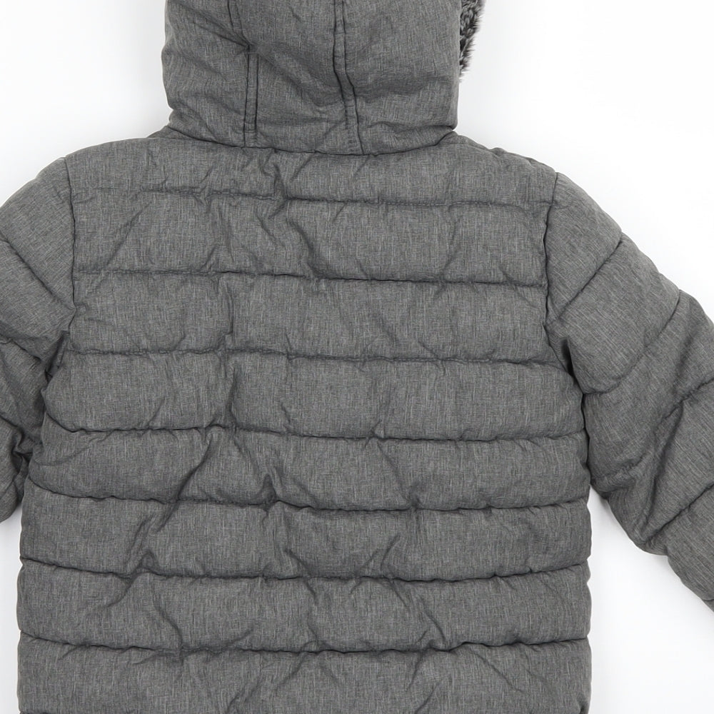 George Baby Grey   Puffer Jacket Coat Size 18-24 Months
