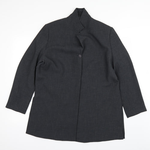 ELVI Womens Grey   Overcoat Coat Size 18
