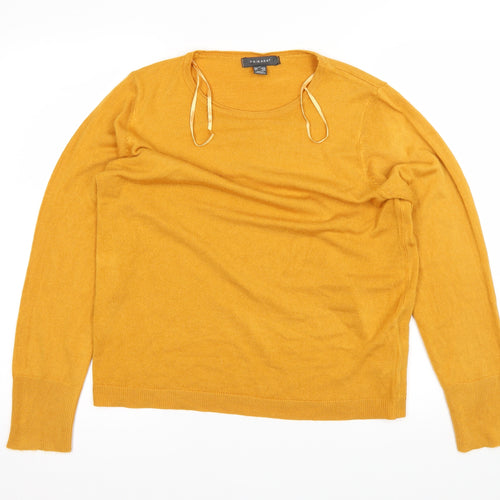 Primark Womens Yellow   Basic T-Shirt Size 12
