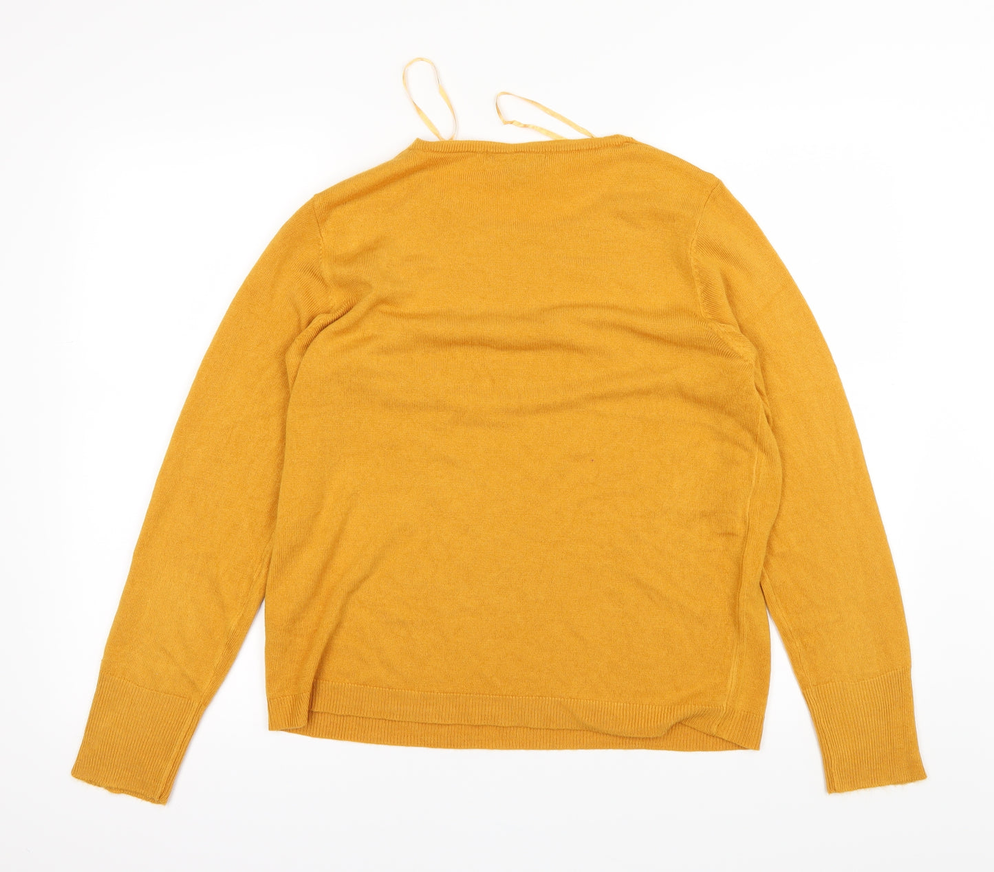 Primark Womens Yellow   Basic T-Shirt Size 12