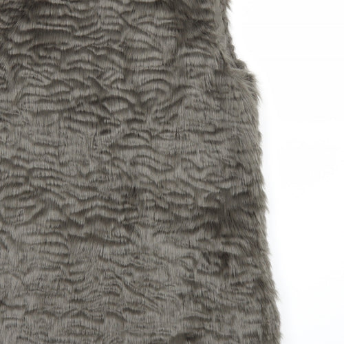 New Look Womens Grey   Overcoat Coat Size 8