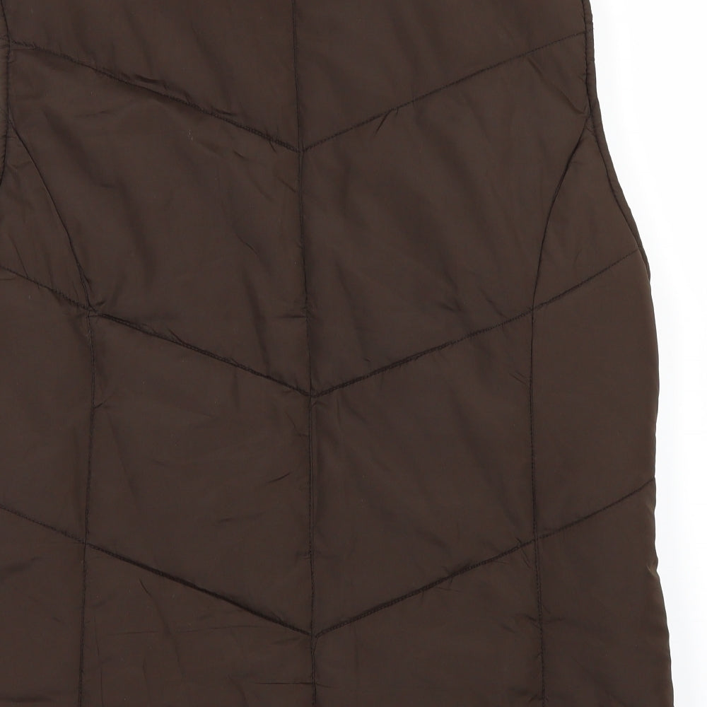 Papaya Womens Brown   Puffer Jacket Coat Size 18