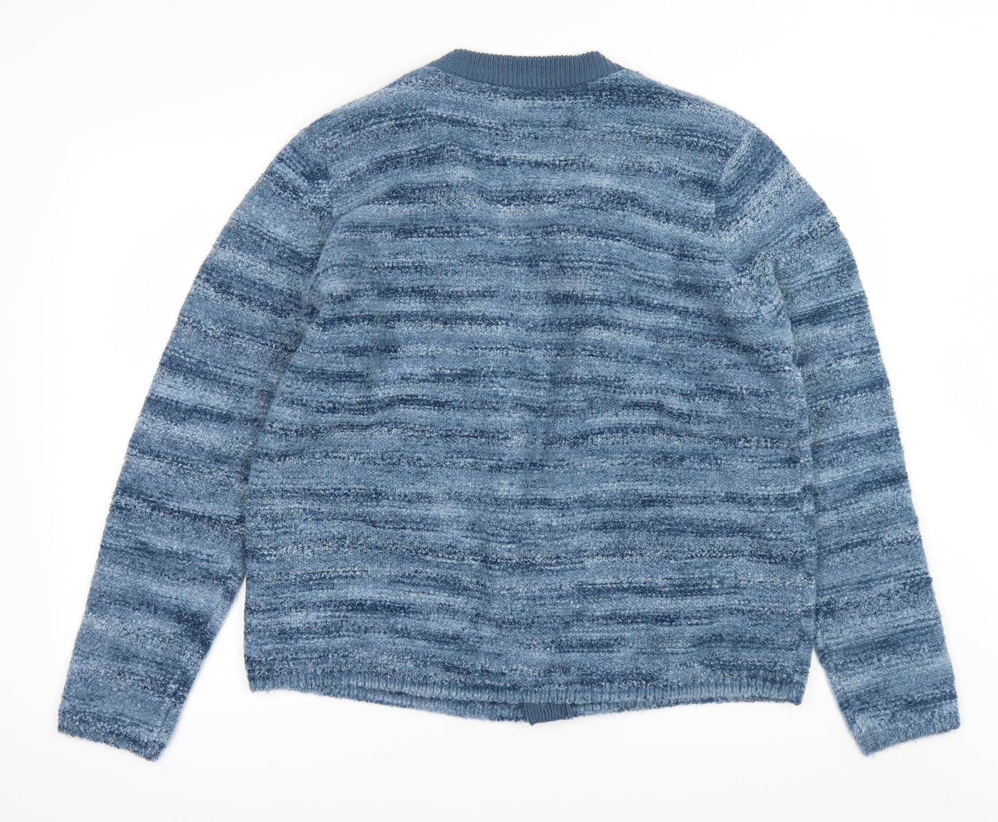 Honor Millburn Womens Blue Striped  Cardigan Jumper Size 18