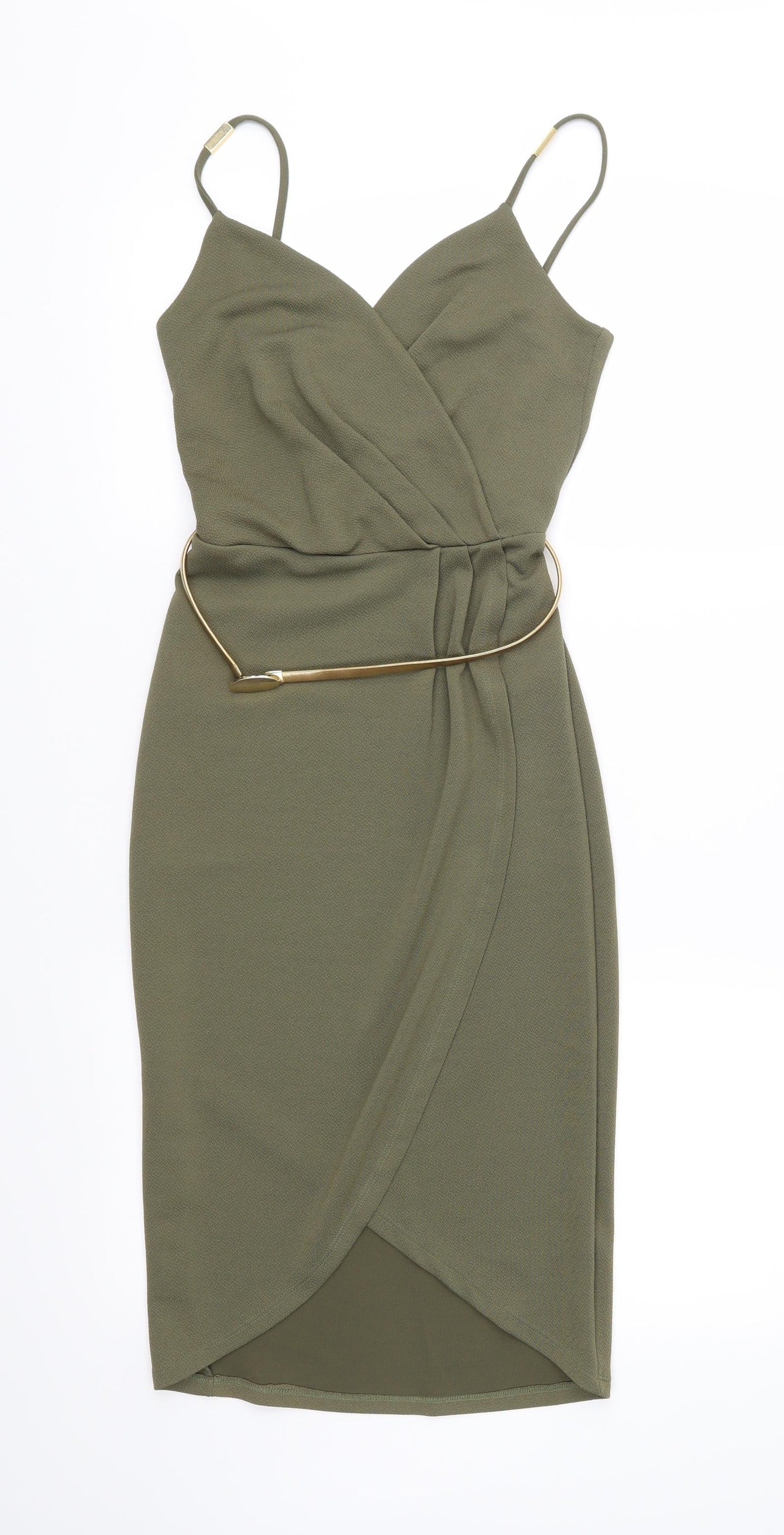 Miss Selfridge Womens Green   Shift  Size 8