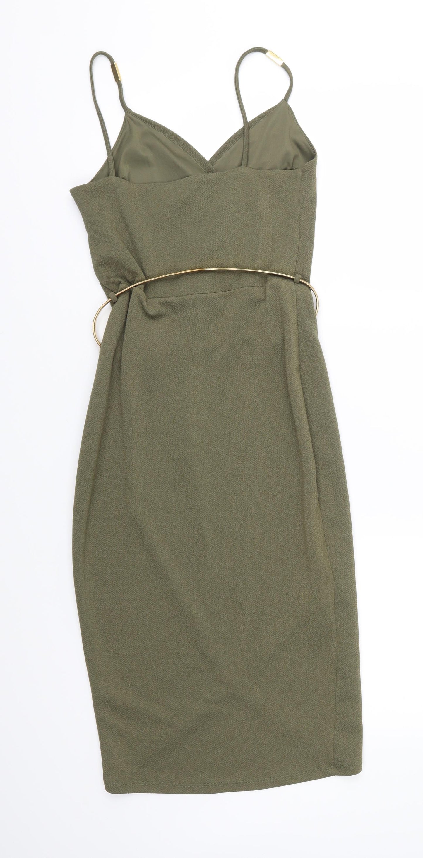 Miss Selfridge Womens Green   Shift  Size 8