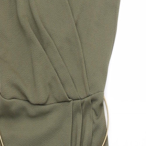Miss Selfridge Womens Green   Shift  Size 8