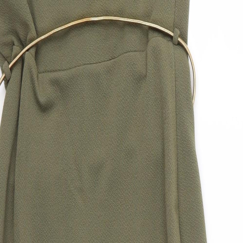 Miss Selfridge Womens Green   Shift  Size 8