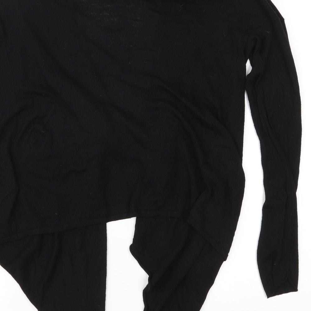 H&M Womens Black  Knit Cardigan Jumper Size XS