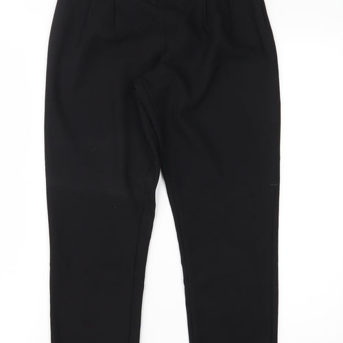 PRETTYLITTLETHING Womens Black   Trousers  Size 6 L26 in