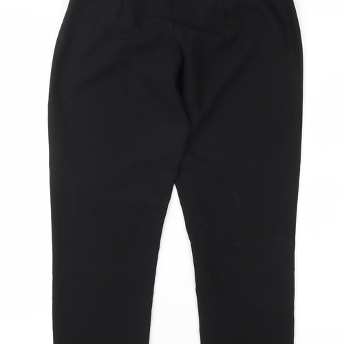 PRETTYLITTLETHING Womens Black   Trousers  Size 6 L26 in