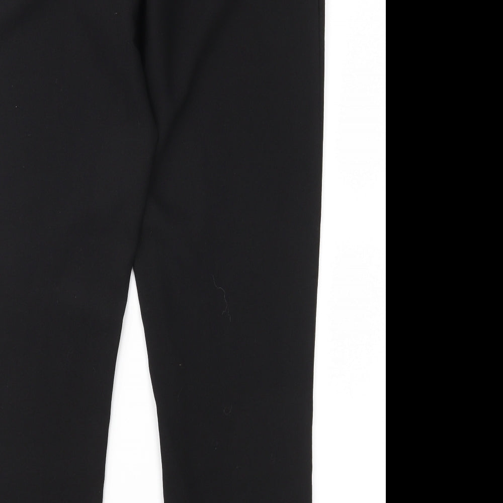 PRETTYLITTLETHING Womens Black   Trousers  Size 6 L26 in