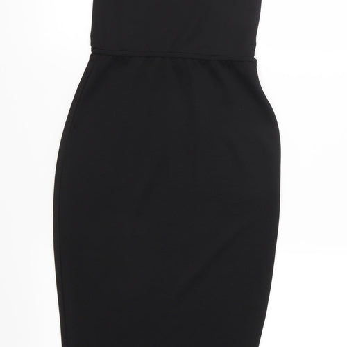 PRETTYLITTLETHING Womens Black   Shift  Size 6