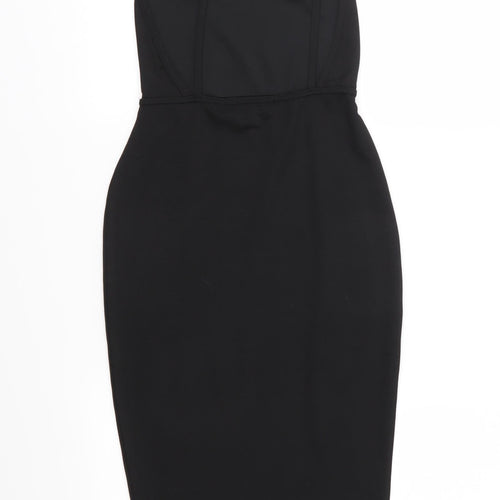 PRETTYLITTLETHING Womens Black   Shift  Size 6