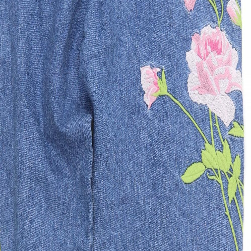 Warehouse Womens Blue  Denim Mom Jeans Size 12 L31 in