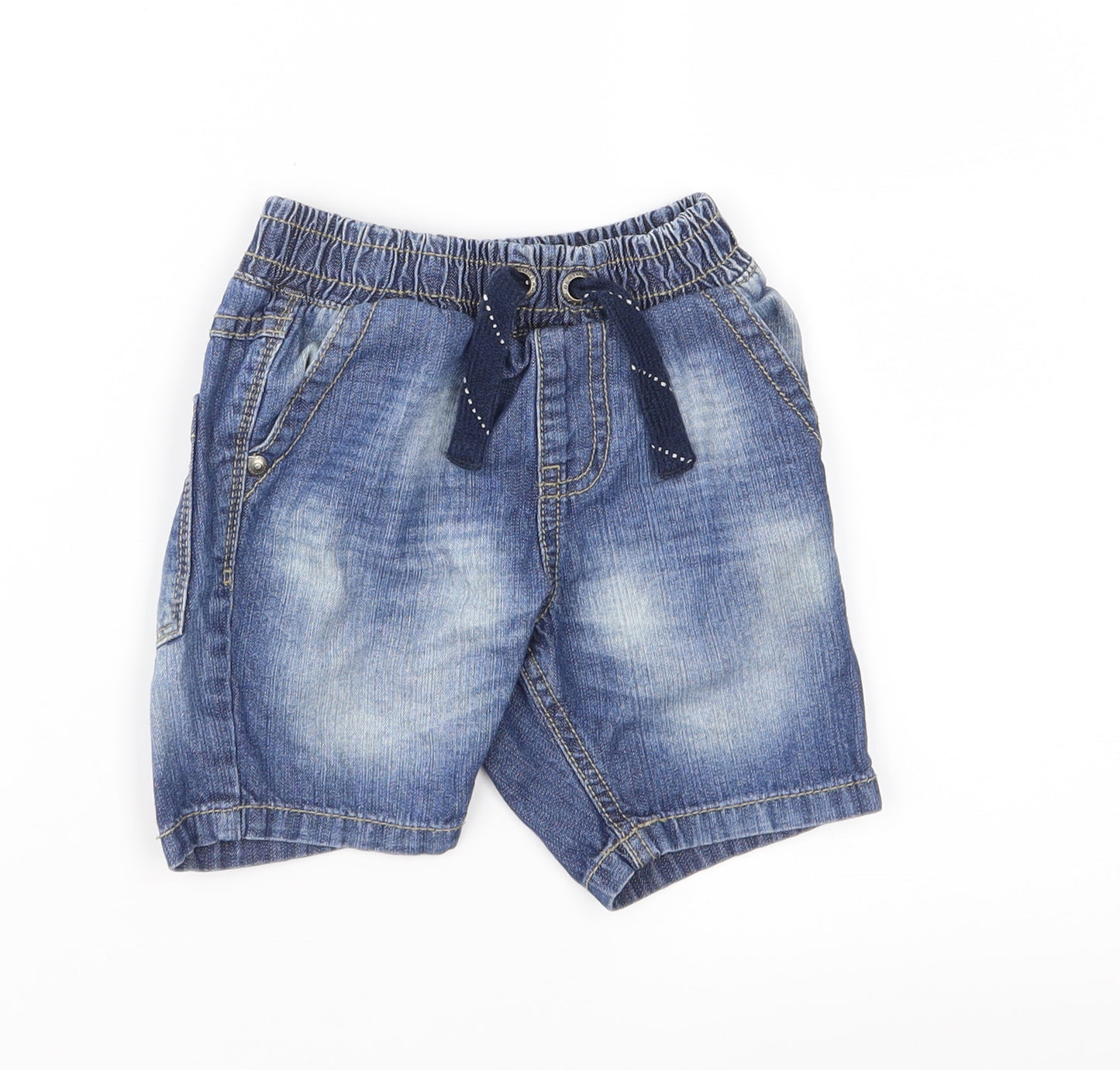 George Baby Black  Denim Cropped Jeans Size 18-24 Months