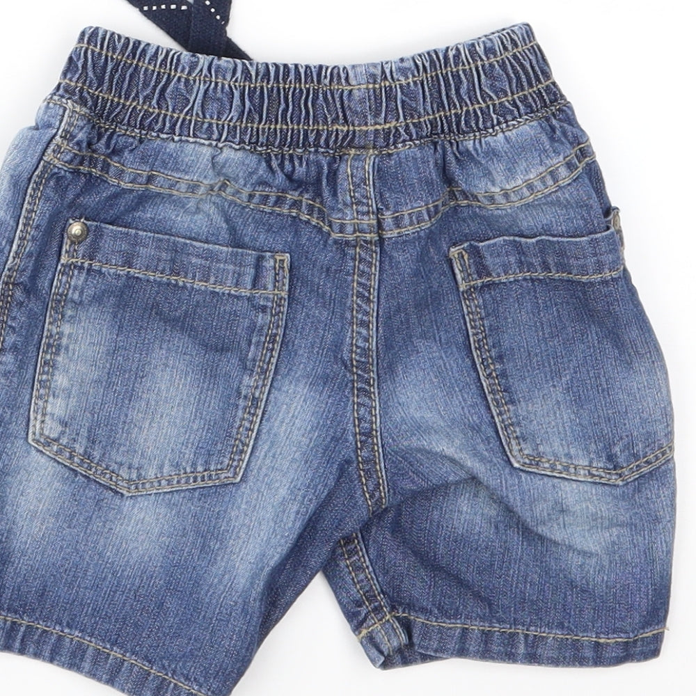 George Baby Black  Denim Cropped Jeans Size 18-24 Months