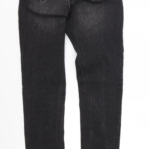 Denim & Co. Womens Black  Denim Skinny Jeans Size 8 L26 in