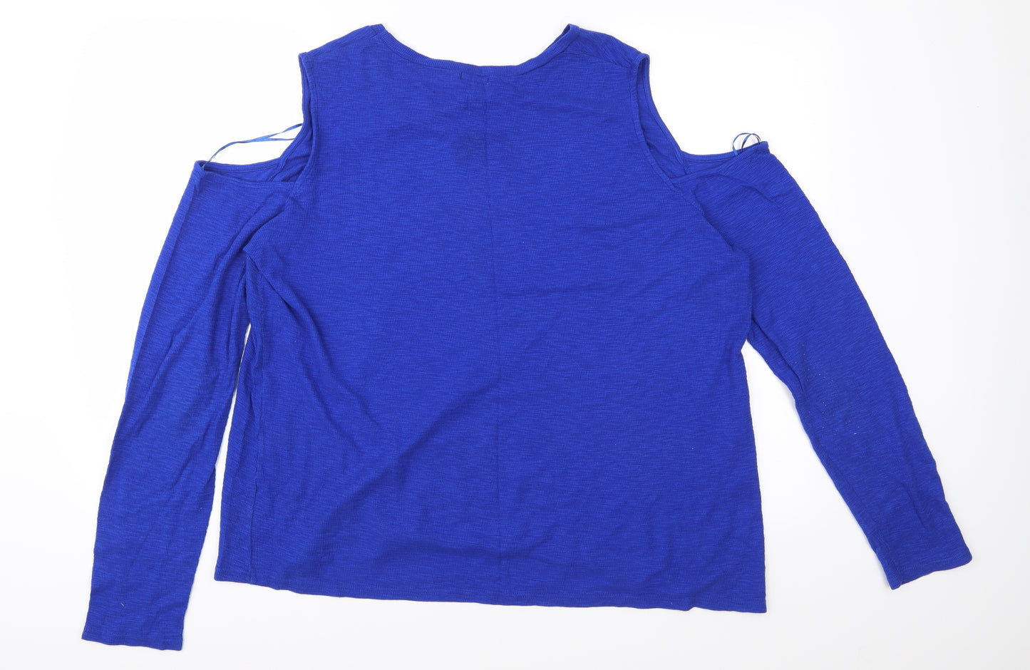 River Island Womens Blue  Jersey Basic T-Shirt Size 18
