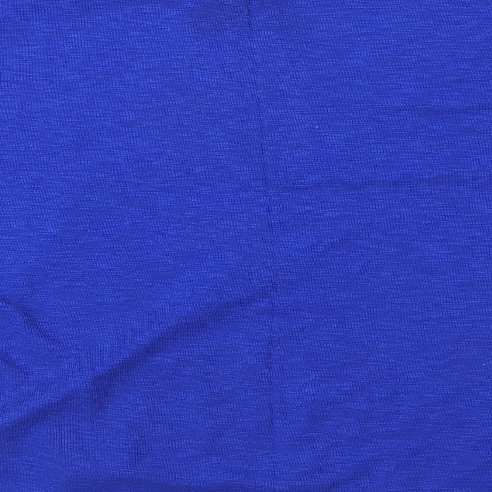 River Island Womens Blue  Jersey Basic T-Shirt Size 18