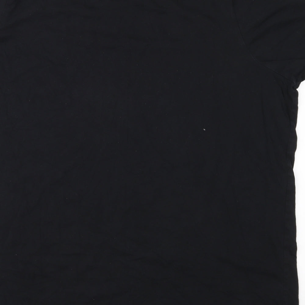 River Island Womens Black  Jersey Basic T-Shirt Size 24