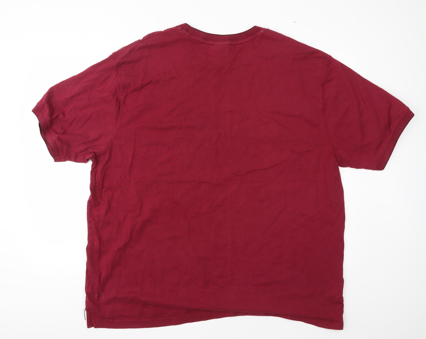 Slazenger Mens Red  Jersey  T-Shirt Size 4XL
