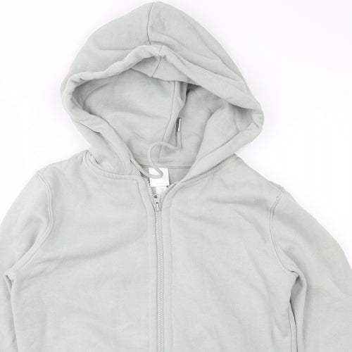 H&M Womens Green   Full Zip Hoodie Size XS